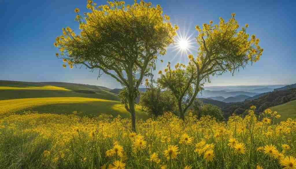 Yellow flower types in Romania