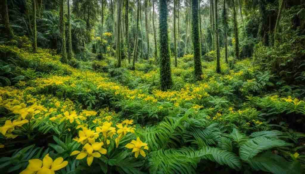 Yellow flower varieties in Brunei