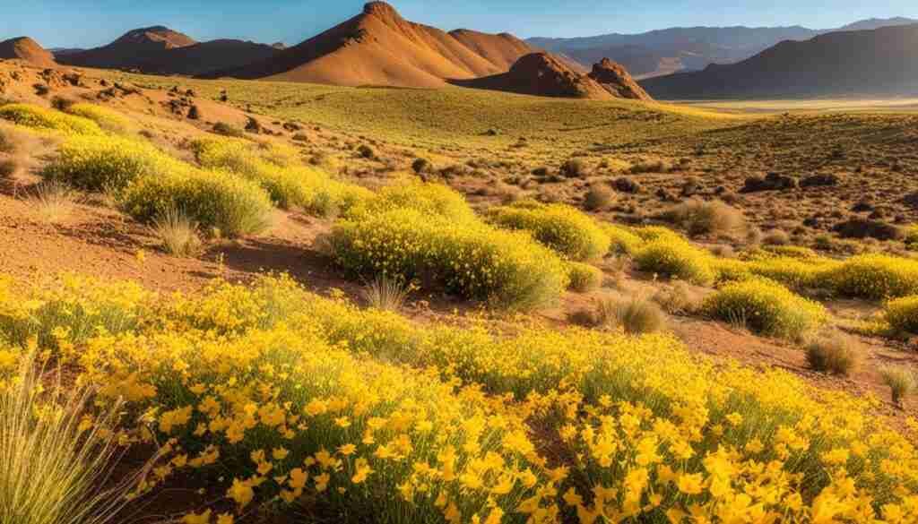 Yellow flowers in Namibia Yellow flowers in Namibia