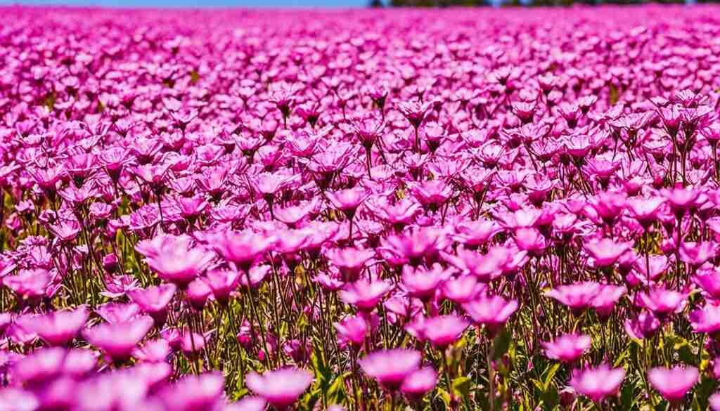 cultivated pink flower varieties in South Carolina