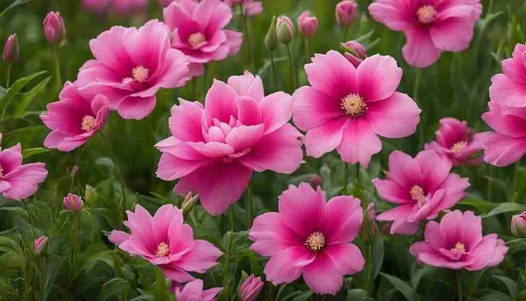 pink floral varieties in Virginia