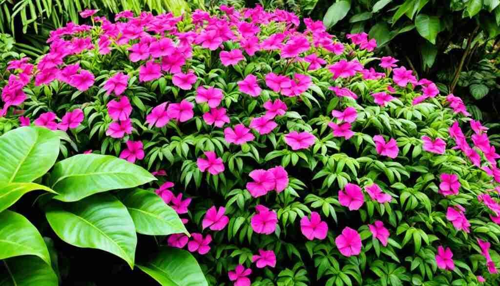 pink flowers in Samoa pink flowers in Samoa