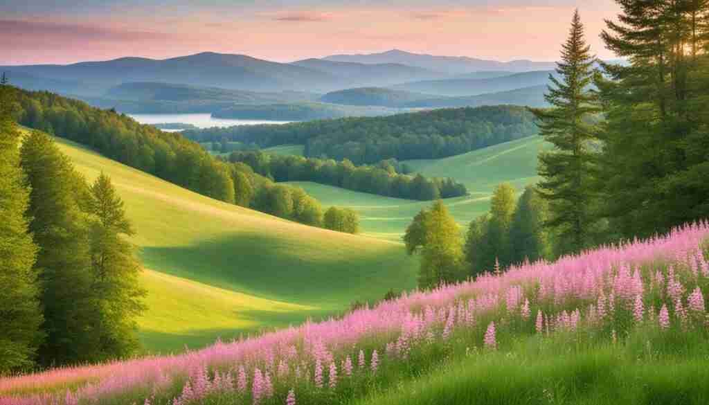 pink flowers in Vermont landscaping pink flowers in Vermont landscaping