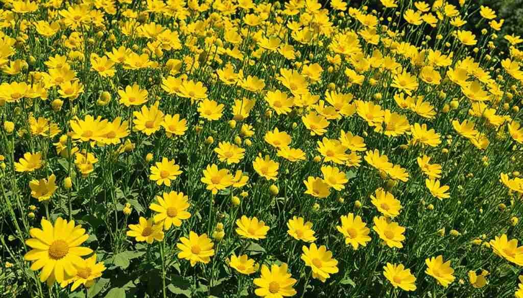 Different Shades of Yellow Floral Blooms