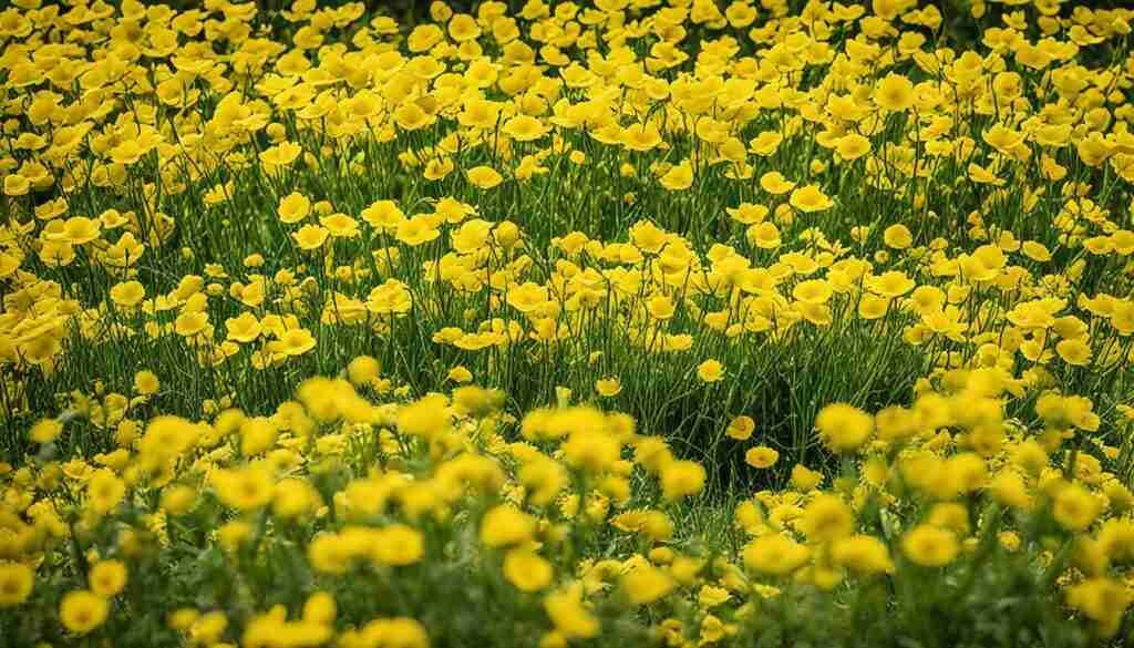 Different Shades of Yellow Floral Blooms