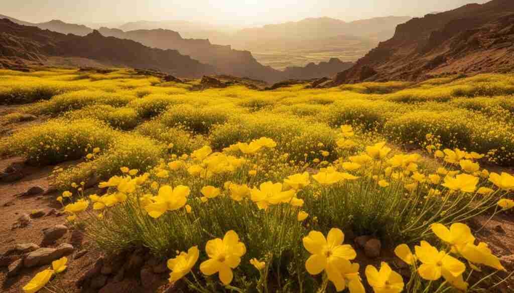 Different Shades of Yellow Floral Blooms