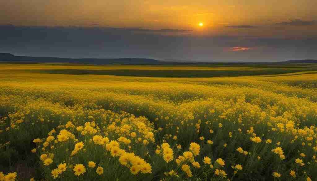 Different Shades of Yellow Floral Blooms