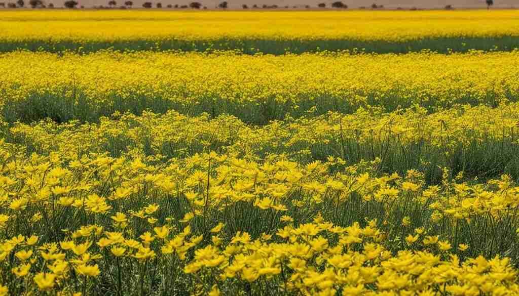 Native yellow flowers in Sudan Native yellow flowers in Sudan