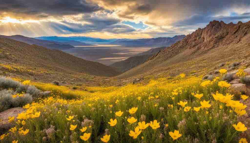 Nevada yellow flora