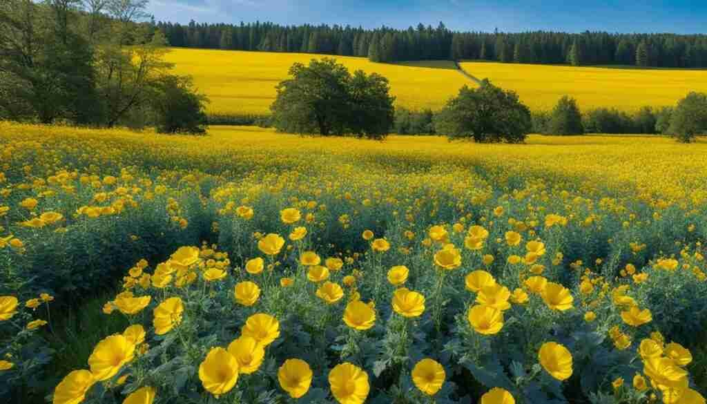 Popular Yellow Flowers in South Carolina