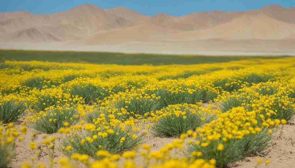 Turkmenistan Native Yellow Flowers