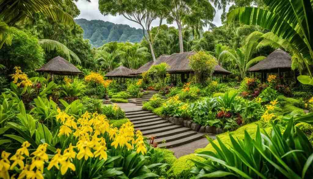 Vanuatu garden flowers