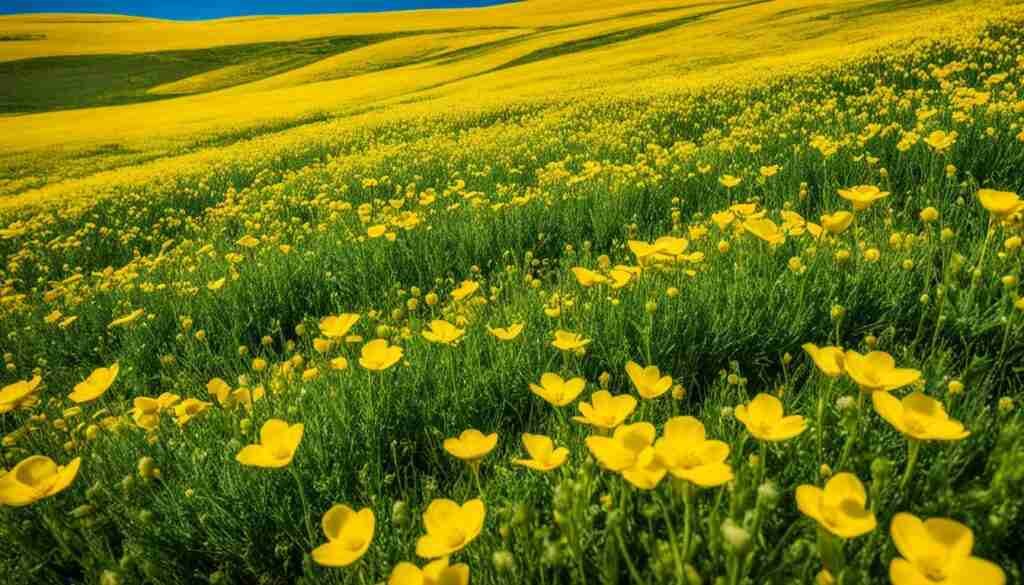 Yellow Flower Types in North Dakota