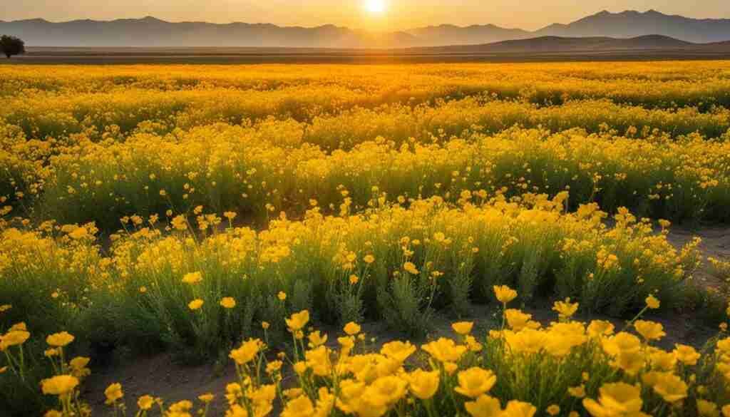 Yellow Flower Types in Uzbekistan