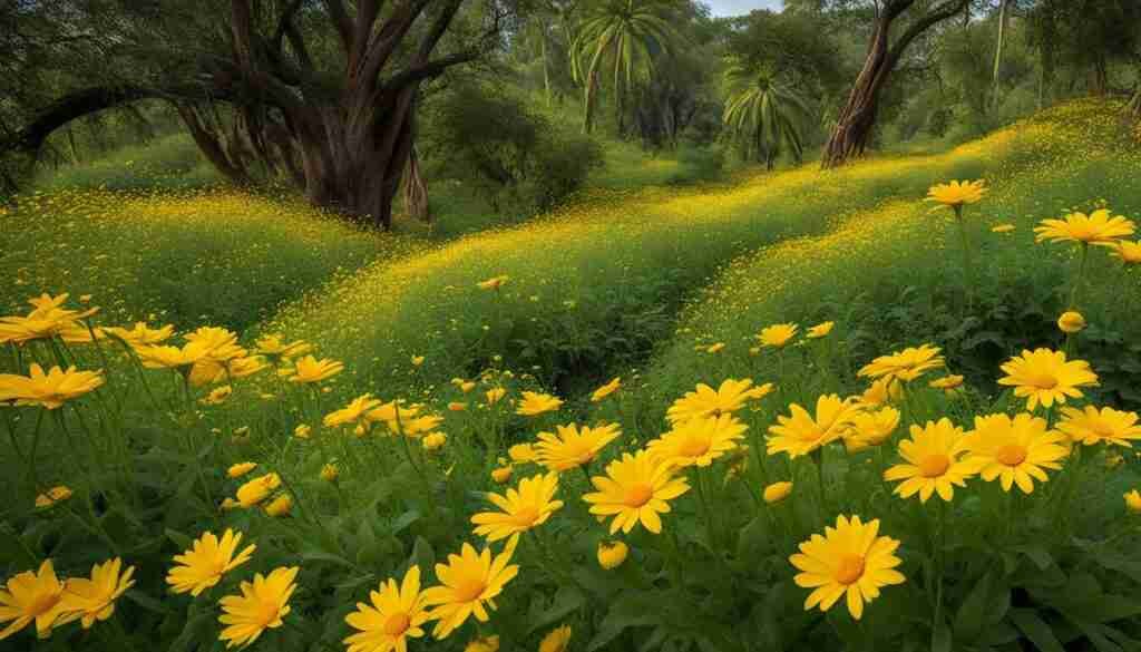 Yellow Flower Varieties in Zambia