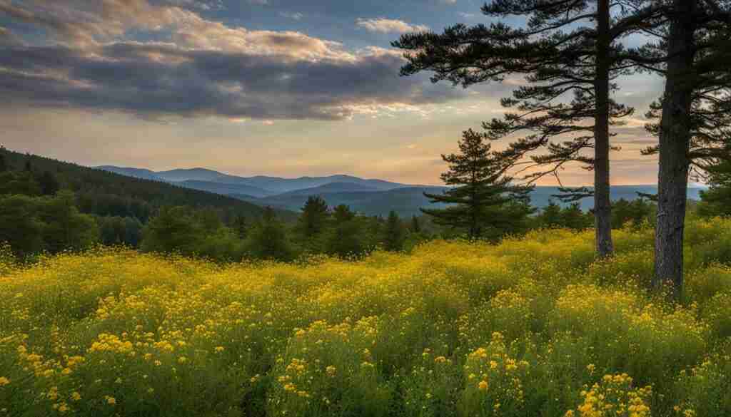 Yellow Flowers in New Hampshire
