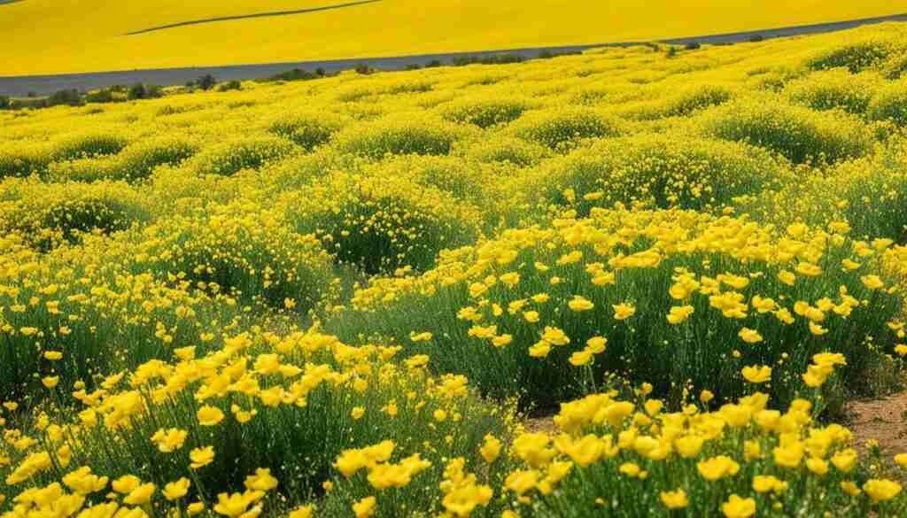 Yellow Flowers in Tunisia