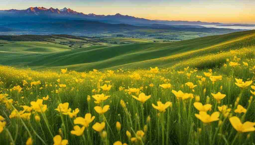 Yellow flowers in Tennessee