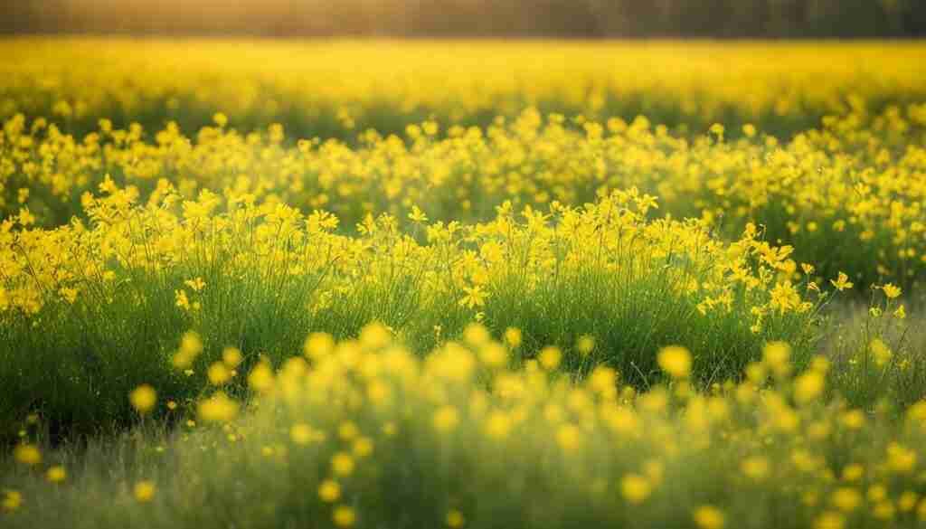 Yellow flowers in culture