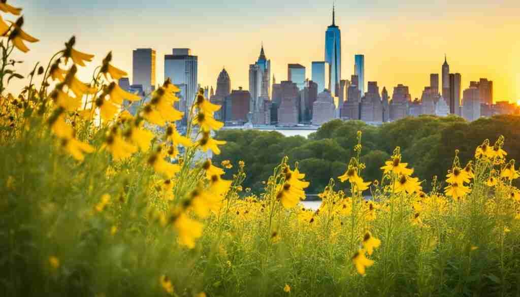 native yellow flowers in New York