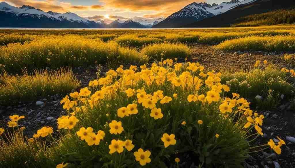 popular yellow flowers in Alaska