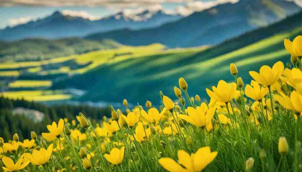 popular yellow flowers in Slovakia