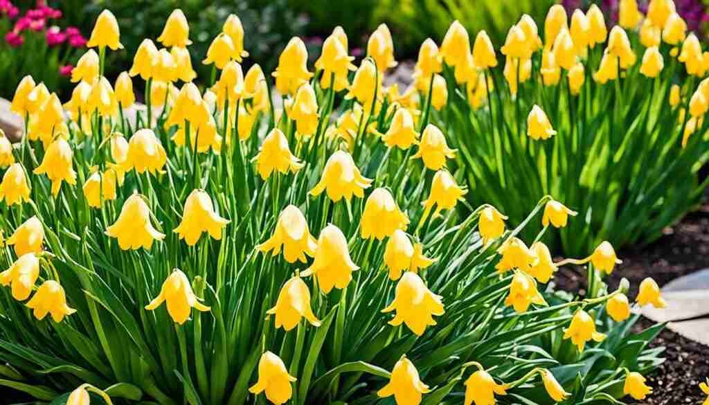 yellow flower bulbs for Utah gardens